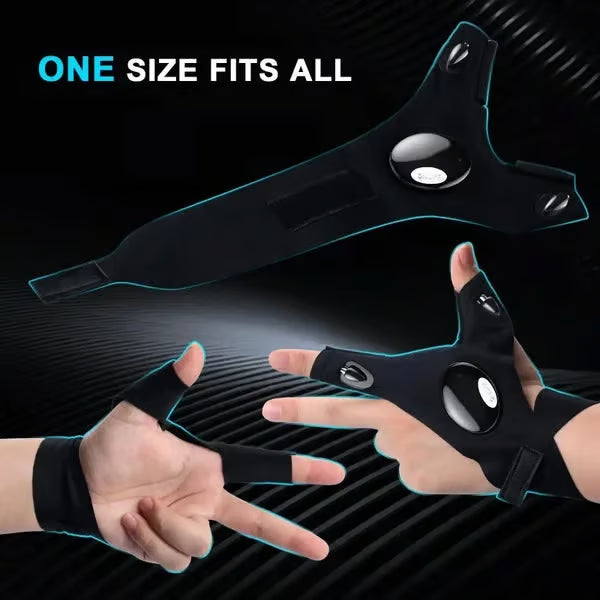 LED Flashlight Waterproof Gloves🧤💡🔧(Maintenance, Exploration, Emergency Lighting)