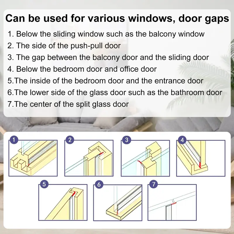 Weather Stripping Door Seal Strip