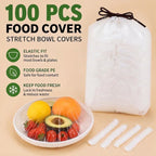 🔥LAST DAY SALE 49% OFF-100Pcs Medium Reusable Elastic Plastic Bowl Covers - Kitchen Bread Proofing,