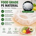 🔥LAST DAY SALE 49% OFF-100Pcs Medium Reusable Elastic Plastic Bowl Covers - Kitchen Bread Proofing,