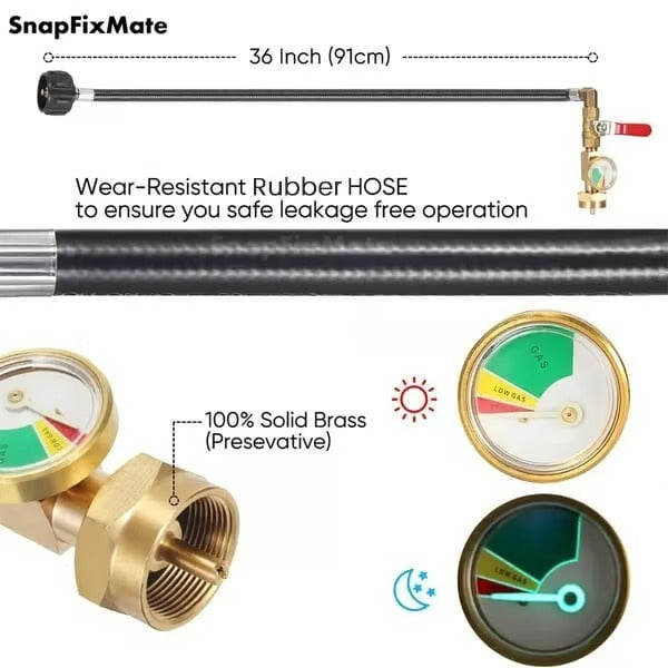 🏆Only $25.99Last Day Promotion!🔥36 Inch Propane Gas Tank Adapter Connector