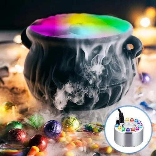 🎃 12-LED Mist Maker Fogger – Halloween Fog Effect