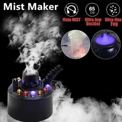 🎃 12-LED Mist Maker Fogger – Halloween Fog Effect