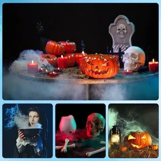 🎃 12-LED Mist Maker Fogger – Halloween Fog Effect