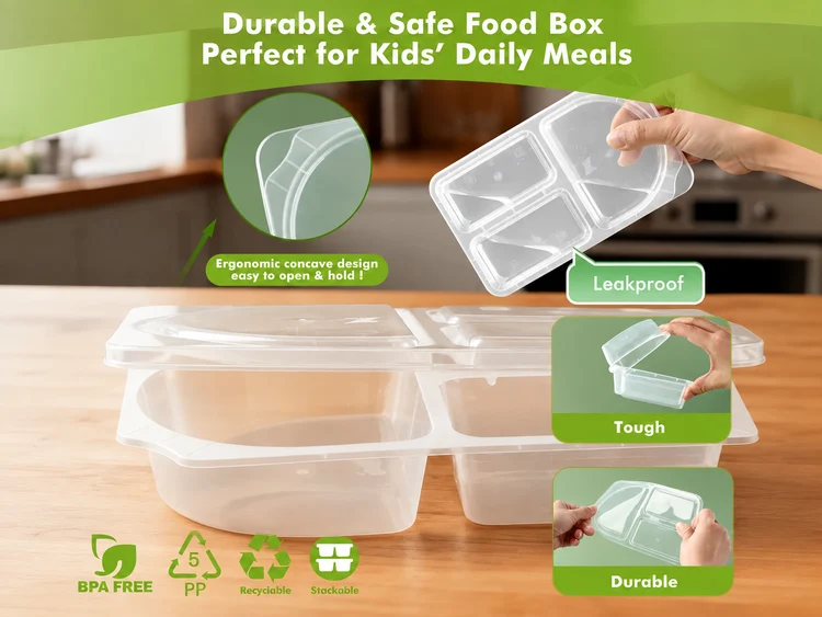 📣 LAST DAY 49% OFF 🔥 🍱Reusable Divided Snack Storage Container