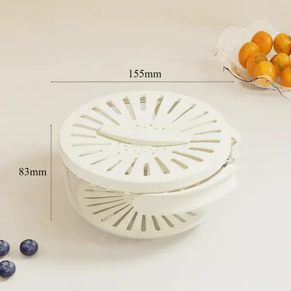 2-in-1 Draining and Preservation Basket: Simplify Washing & Storing