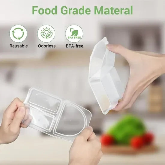 📣 LAST DAY 49% OFF 🔥 🍱Reusable Divided Snack Storage Container