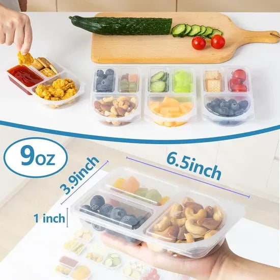 📣 LAST DAY 49% OFF 🔥 🍱Reusable Divided Snack Storage Container