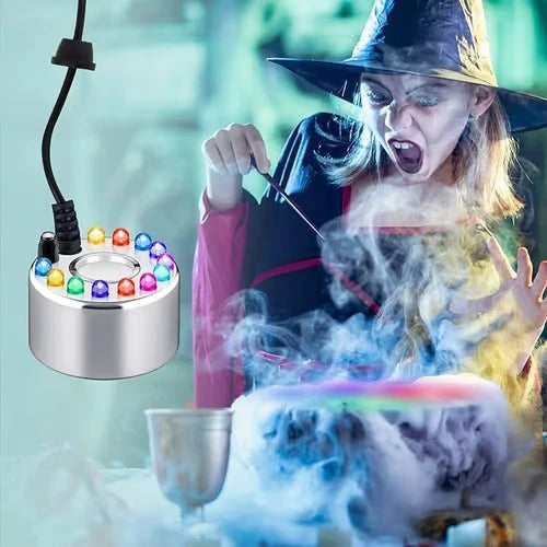 🎃 12-LED Mist Maker Fogger – Halloween Fog Effect