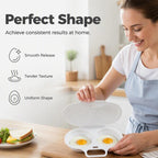 🥳2026 HOT SALE🥳💞50K+ SOLD! 🥗🎁 50% OFF! Microwave Egg Poacher——Dual‑cavity, non‑stick & easy clean. Healthier than frying – stock up & save!！🏠✅